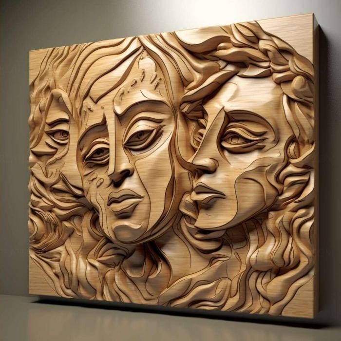 نموذج ثلاثي الأبعاد لآلة CNC 3D Art 